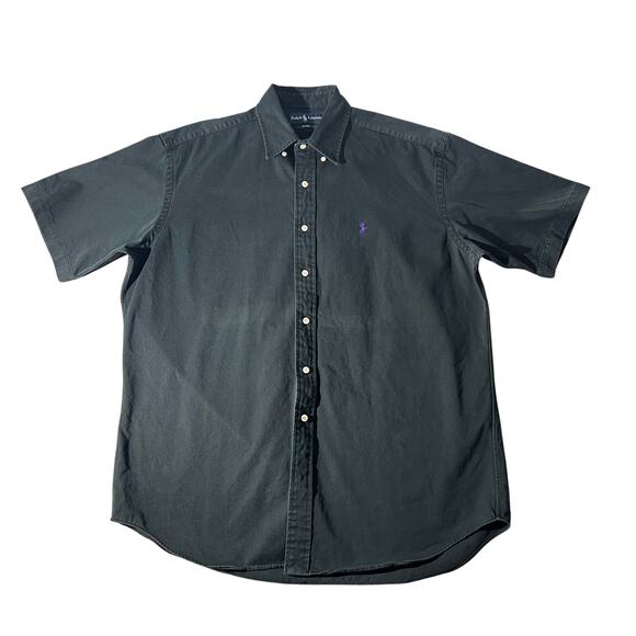 Ralph Lauren Other - Ralph Lauren Blake Mens Shirt Large Black Short Sleeve